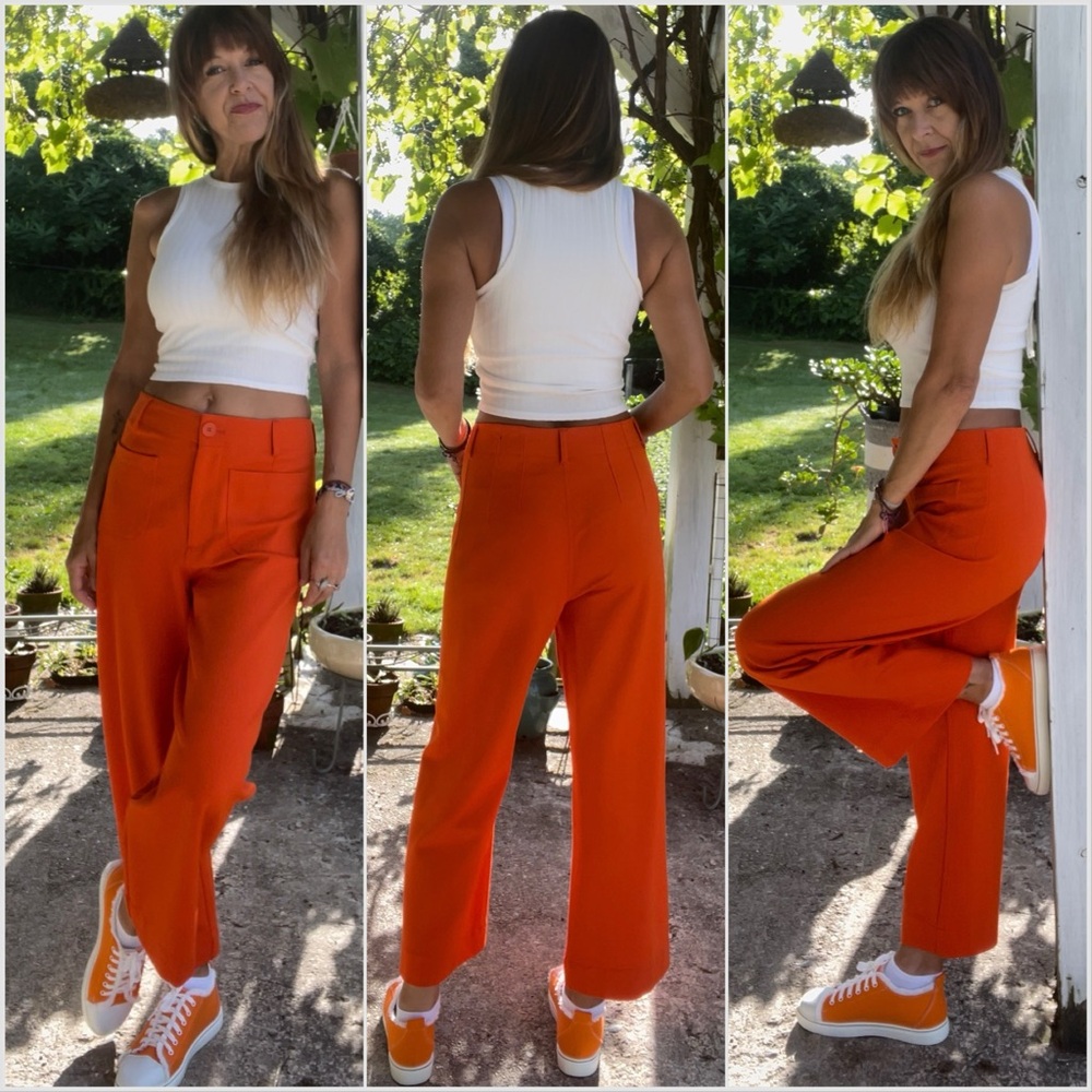 Jones & Company Bold Orange Trousers